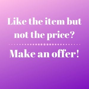 Reasonable offers welcome! No lowballs!